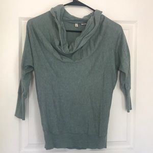 Sweater top with cowl neck